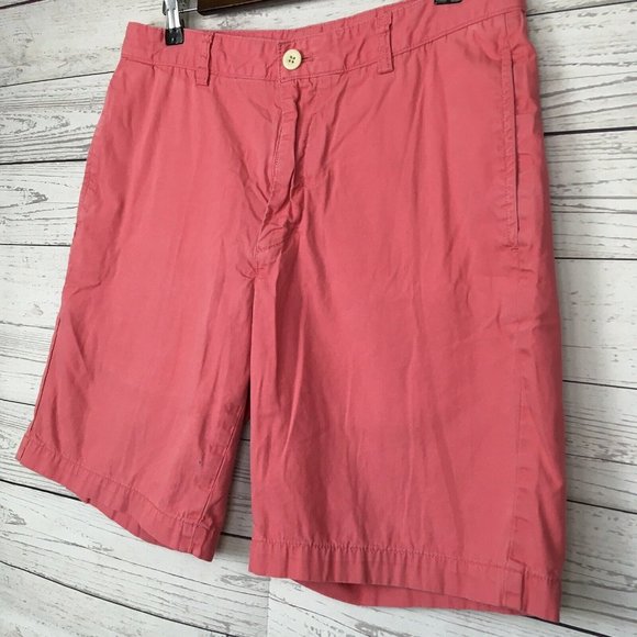 Vineyard Vines Mens Shorts 32 Pink Club Flat Front 100% Cotton Preppy Summer - Picture 11 of 11